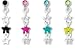 3 STAR MICRODERMAL DANGLE RHDST2-BLACK