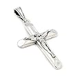 Plain Silver Tubecross Crucifix Pendant Plain Silver Tubecross Crucifix Pendant