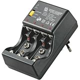 Minwa MW 3288 GS NiCd/NiMh Steckerlader mit Batterietest und Entladefunktion