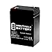 Mighty Max Battery ML4-6 - 6V 4.5AH UPS Battery for Eagle Picher CF6V4.5 brand product