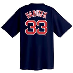 Jason Varitek Boston Red Sox Youth Name and Number T-Shirt
