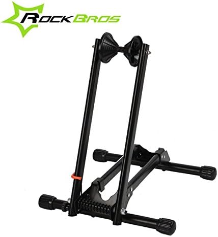 ROCKBROS Portable Double Pole Bicycle Rack Repair Support Frame MTB Rack Display Stand