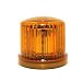 Fortune PL-300AJ-RCS04 Battery Powered Ultra Bright LED Remote Control Police Beacon, Frequency 4, 6" Diameter x 5" Height, Amber