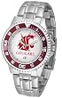 Washington State Competitor Men's Steel Band Watch