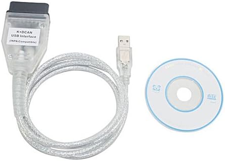 Functional K+D-CAN BMW Diagnostic USB OBD2 Cable Interface - Switchable Speed of Magistral CANs