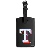 New Orleans Saints Black Leather Printed Logo Bag Tag