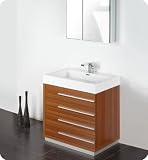 Fresca Livello 30 Teak Medicine Cabinet