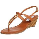 Steve Madden Womens Flipperr Sandal,Cognac Leather,8 M