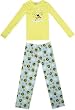 SpongeBob SnowPants L/S Top / Fleece Pant PJ Set for women