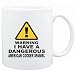 Mug White " WARNING : DANGEROUS American Cocker Spaniel " Dogs