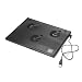 Light Weight Black USB Cooler Pad with 3 Built-in 60mm Fans for Acer Aspire One Netbook Notebook