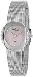 Crystal Bezel Mother Of Pearl Dial Mesh Band
