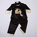 Kids Chinese Dragon Kung Fu Shirt Pants Set Black Available Sizes: 6M, 3T, 4, 6, 8, 10, 12, 14