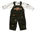 Good Lad Newborn Boy Olive Corduroy Overall Set