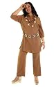 BellaDonnaModen Figurwunder STRETCH-HOSENANZUG Hose & Long-Bluse