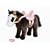 Baby Born Walking Horse (Brown or Light Brown) Colours vary