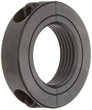 Ruland TSP-5-18-F Two-Piece Clamping Shaft Collar, Threaded, Black Oxide Steel, .313"-18 Bore, 11/16" OD, 9/32" Width