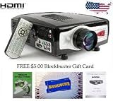 1080i HDMI Video Theater Projector & $5 Blockbuster Gift Card!!, 4 wii, PS3, XBox, DVD