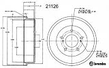 Brembo 21126 Rear Brake Drum