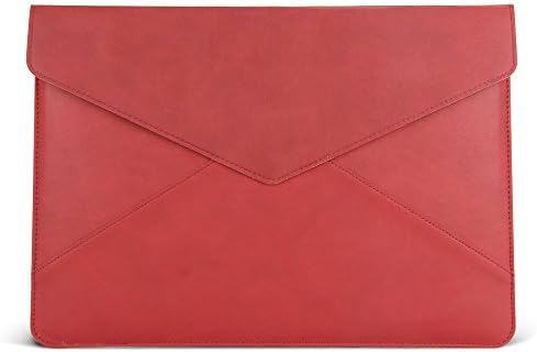 MacBook Air 11" / iPad Air / Galaxy Tab Series Case Sleeve, InRich 11.6 Inch [ Slim Envelope Design Soft PU Leather ] Laptop Sleeve Cover Portfolio Case Notebook Carrying Bag -Red