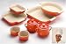 Le Creuset volcanic 8pc stoneware set with Free Tall Chef's Hat