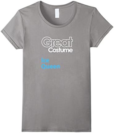 Women's Generic Ice Queen Funny Halloween Costume Tshirt XL Slate