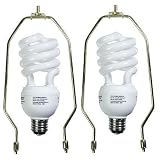 3-way Energy Saving CFL 26W Light Bulb 3000K - with Lamp Harp - Pack of 2 by 