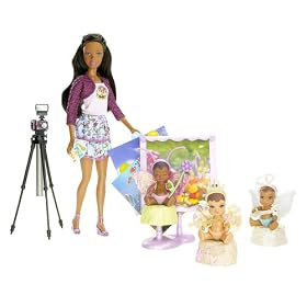 Click here to buy Barbie I Can Be... Baby Photographer Playset (African American) by Mattel.