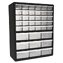 HOMAK HA01039001 39-Drawer Plastic Parts Organizer