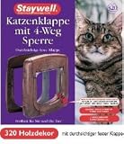 Eigenschaften SirvanasZoo  / KATZE KATZENTÜR KATZENKLAPPE Staywell 320 - 4 WEGE TÜR ***NEU