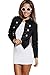 2LUV Women's Tailored Cap Sleeve Peplum Blazer