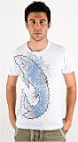 Anonymous Venice Foil Koi Embroidered & Studs T Shirt - White