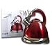 3.5 LITRE STAINLESS STEEL WHISTLING KETTLE RED