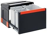 FRANKE CUBE 50 3-fach (1x 14, 2x 8 Liter) Abfalltrennsystem mit Automatikauszug (Art.Nr. 1340055293)