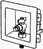 Window Hardware: Danco Perfect Match GSB-101 Gas Outlet Box