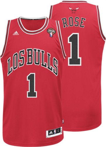 Adidas Chicago Bulls Derrick Rose Latin Nights Swingman Jersey Medium