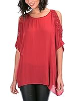 Never Paris Blusa Ingrid (Burdeos)