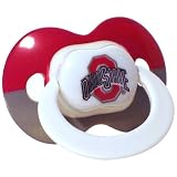 Baby Fanatic Ohio St. Buckeyes Pacifier Set of 2