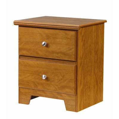 Columbia Two Drawer Nightstand in Maple