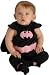 Rubie's Costume Co The Batman Deluxe Bib Pink And Black Batgirl, Batman Print, One Size