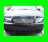1999-2005 VOLKSWAGEN JETTA CHROME GRILLE GRILL KIT 2000 2001 2002 2003 2004 99 00 01 02 03 04 05 MKIV MK4 TDI GL GLS GLX WOLFSBURG DIESEL