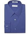 Biagio Men's 100% COTTON ROYAL BLUE Dress Shirt w/ Convertible Cuffs