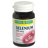 Nature's Bounty Selenium, 200 mcg, 100 Tablets (Pack of 3)