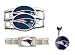 New England Patriots ProStarter Bracelet/Belly Ring/Shoe Thingz Charm Package