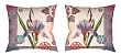Iris Indoor/Outdoor Weather Resistant Fabric Pillows (Set of two 20 inch)