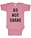 DO NOT Shake - Offensive Joke Parents - Cotton Infant Bodysuit, 6m, Pink