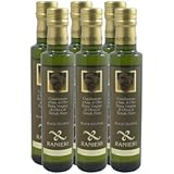 Black Truffle Oil (Extra Virgin Olive Oil Infused With Black Truffle) By Ranieri (Case of 6 - 8.5 Ounce Bottles)
