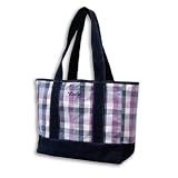 tote bags Levis Girls 2 6x Denim Plaid Tote Bag,Purple,One Size