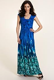 Per Una Graduated Print Front Twist Maxi Dress