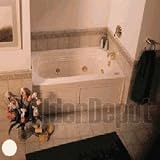 Jacuzzi N855958 Gallery 5 Oval Bath, Almond